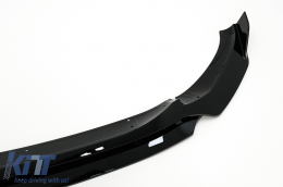Spoiler paraurti anteriore per BMW X4 G02 X4M 2018+ Nero lucido-image-6083704