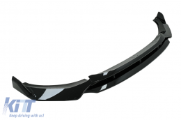 Spoiler paraurti anteriore per BMW X4 G02 X4M 2018+ Nero lucido-image-6083706