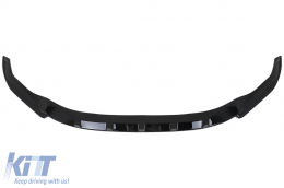 Spoiler Paraurti Labbro per VW Tiguan II Mk2 R/R Line Facelift 2020-2024 Nero-image-6113687