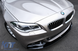 Spoiler pare-chocs pour BMW 5er F10 F11 Berline Touring 11-17 M-Performance Noir--image-6069860