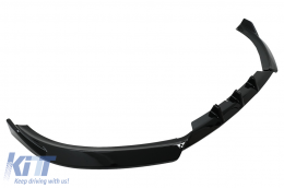 Spoiler per paraurti aggiuntivo per Audi A4 B8 07-12 Sedan Avant nero lucido-image-6093613