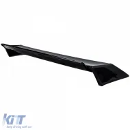 Spoiler posteriore ala Evo look nero lucido realizzato in ABS adatto per BMW Serie 3 E30-image-6205488