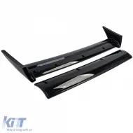 Spoiler posteriore ala Evo look nero lucido realizzato in ABS adatto per BMW Serie 3 E30-image-6205492