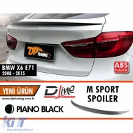 image-29-Spoiler posteriore X6 E71 Nero Lucido ABS / 2008-2015