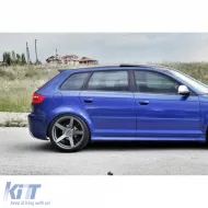 SPOILER suitable for AUDI A3 8P 2003-2008 with 4 doors RS3 Style-image-6326090