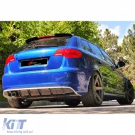 SPOILER suitable for AUDI A3 8P 2003-2008 with 4 doors RS3 Style-image-6326091