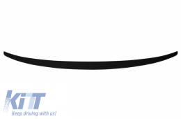 Spoiler suitable for Audi A4 B8 / B8.5 2008-2015 Black Piano Lacquer Slim Style-image-6261032