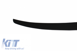 Spoiler suitable for Audi A4 B8 / B8.5 2008-2015 Black Piano Lacquer Slim Style-image-6261033