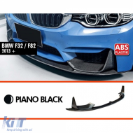 image-27-Spoiler suitable for Front Bumper, suitable for BMW F80 M3 Sedan F82 M4 Coupe F83 M4 Cabriolet (2014-2019) CS Style