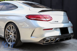 Spoiler suitable for trunk type C63 S for Mercedes C-Class C205 Coupe 2015, unpainted-image-6227894