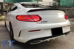 Spoiler suitable for trunk type C63 S for Mercedes C-Class C205 Coupe 2015, unpainted-image-6227897