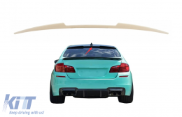 Spoiler Tetto Ala per BMW Serie 5 F10 LCI Berlina 2015-2017 Non Verniciato-image-6113756
