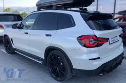 Spoiler tipo M Technik de Maxton Design adecuado para el maletero BMW X3 G01 después de 2018, lacado en negro-image-6144075