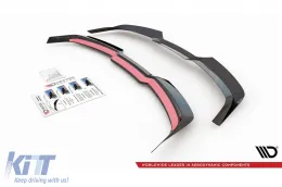 Spoiler tipo RS6 versione 2 Maxton Design adatto per il bagagliaio Audi RS6 C8 dopo il 2019, verniciato di nero-image-6235788