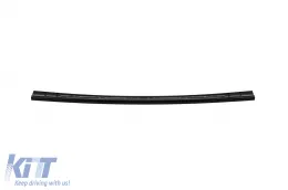 Spoiler tipo RS7 adecuado para el parachoques delantero RS en Audi A7 Sportback después de 2019, lacado en negro-image-6163527