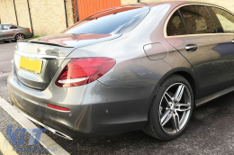 Spoiler Typ A Design geeignet für Kofferraum für Mercedes E-Klasse W213 Limousine 2016-2020, W213 Facelift nach 2020, unlackiert-image-6227785