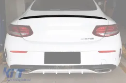 image-67-Spoiler Typ A Design geeignet für Kofferraum für Mercedes C-Klasse Coupe C205 nach 2015, unlackiert