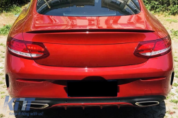 Spoiler Typ A Design geeignet für Kofferraum für Mercedes C-Klasse Coupe C205 nach 2015, unlackiert-image-6227796