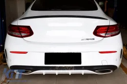 Spoiler Typ A Design geeignet für Kofferraum für Mercedes C-Klasse Coupe C205 nach 2015, unlackiert-image-6227798