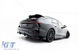 Spoiler versión 2 de Maxton Design adecuado para parachoques trasero S-line en Audi A6 S-Line C9 Avant después de 2025, lacado en negro-image-6235634