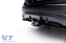 Spoiler version 2 Maxton Design adapté pour le pare-chocs arrière S-line sur Audi A6 S-Line C9 Avant après 2025, laqué noir-image-6235640