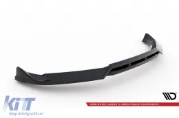 Spoiler versione 1 Maxton Design adatto per paraurti anteriore di BMW XM G09 dopo il 2022, laccato nero-image-6236447