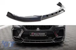 image-17-Spoiler versione 2 Maxton Design adatto per paraurti anteriore di BMW X6M F96 dopo il 2020, verniciato di nero