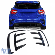 image-36-Spoiler wings set flaps splitter rear bumper for Mercedes A W176 13-18