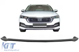 image-11-Spoilerlippe Frontstoßstange für Skoda Octavia MK4 2020+ Schwarz