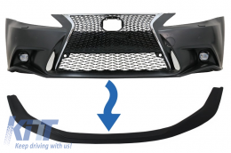 image-4-Spojler za branik na prednjem braniku prikladan za LEXUS IS Lip (2005-2013) IS F Sport Facelift XE30 (2014-up) Dizjan