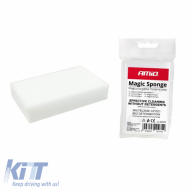 Sponge suitable for Car Cleaning Magic Sponge White 10x6x2cm Amio 02474 - CGRCMAR6038264