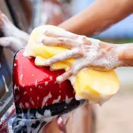 Sponge suitable for cleaning yellow feral-image-6295342