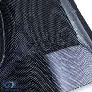 Sport air filter airbox intake carbon look for Peugeot 206 1.1 1.4 1.6 1998-2007-image-6327322
