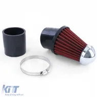 Sport air filter airbox intake carbon look for Peugeot 206 1.1 1.4 1.6 1998-2007-image-6327325