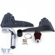 Sport air filter airbox intake carbon look for Peugeot 206 1.1 1.4 1.6 1998-2007-image-6327329