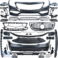 image-33-Sport body kit bumpers grille diffuser for Mercedes CLS C218 W218 2011-2018