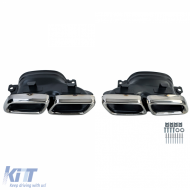 Sport body kit bumpers grille extensions for Mercedes GLE W166 2015-2018-image-6210429