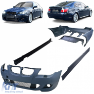 Sport body kit front rear bumper side skirts fits 5 Series BMW E60 sedan 03-07