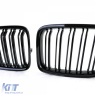 Sport-Doppelschlitz-Performance-Glanzgrill geeignet für BMW X1 E84 09-15-image-6202942