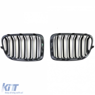 Sport-Doppelschlitz-Performance-Glanzgrill geeignet für BMW X1 E84 09-15-image-6202946