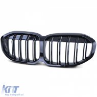 Sport-Doppelschlitz-Performance-Grill glänzend geeignet für BMW 1er F40 ab 19-image-6192378