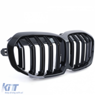 Sport-Doppelschlitz-Performance-Grill glänzend geeignet für BMW 1er F40 ab 19-image-6192379