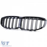 Sport-Doppelschlitz-Performance-Grill glänzend geeignet für BMW 1er F40 ab 19-image-6192380