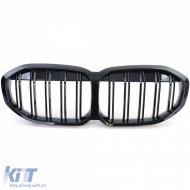 Sport-Doppelschlitz-Performance-Grill glänzend geeignet für BMW 1er F40 ab 19-image-6192381