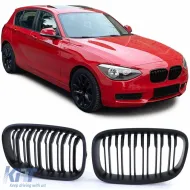 image-15-Sport-Doppelschlitz-Performance-Matt-Frontgrill geeignet für BMW 1er F20 F21 10-14