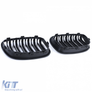 Sport-Doppelschlitz-Performance-Matt-Frontgrill geeignet für BMW 1er F20 F21 10-14-image-6201751