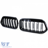 Sport-Doppelschlitz-Performance-Nierengrill glänzend geeignet für BMW X2 F39 ab 18-image-6201267