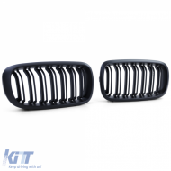 Sport-Doppelslat-Performance-Mattenfrontgrill geeignet für BMW X5 F15 X6 F16-image-6202387