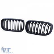 Sport-Doppelslat-Performance-Mattenfrontgrill geeignet für BMW X5 F15 X6 F16-image-6202388