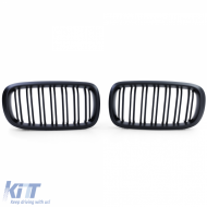 Sport-Doppelslat-Performance-Mattenfrontgrill geeignet für BMW X5 F15 X6 F16-image-6202390
